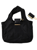 Sac porte-clés pliable noir intense
